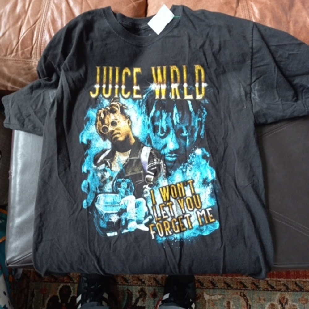 Juice WRLD Black Graphic Kids T-Shirt